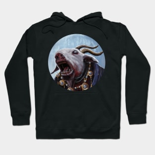 Awesome Heavy Metal Devil Demon Screaming Dead Goat Hoodie